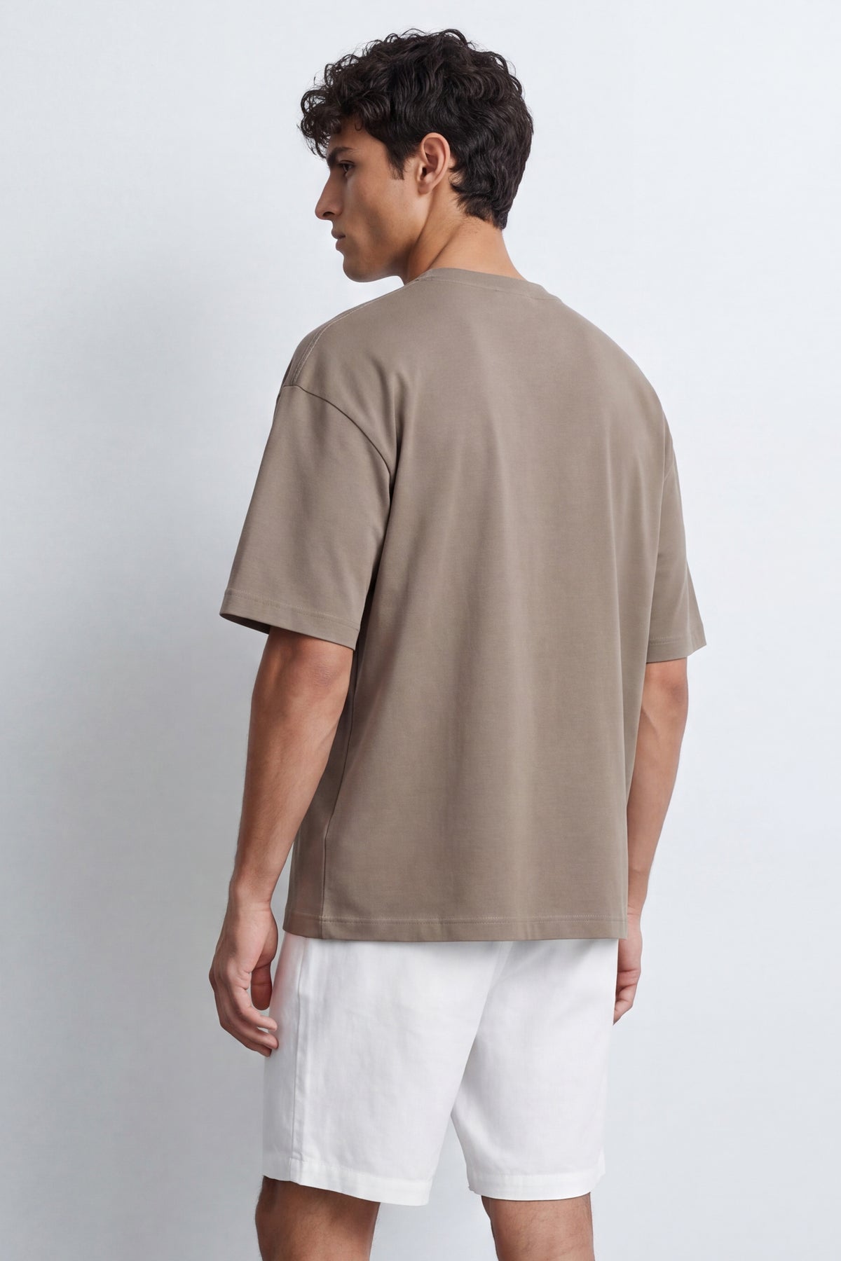 Oversized Mercerized Basic Tee