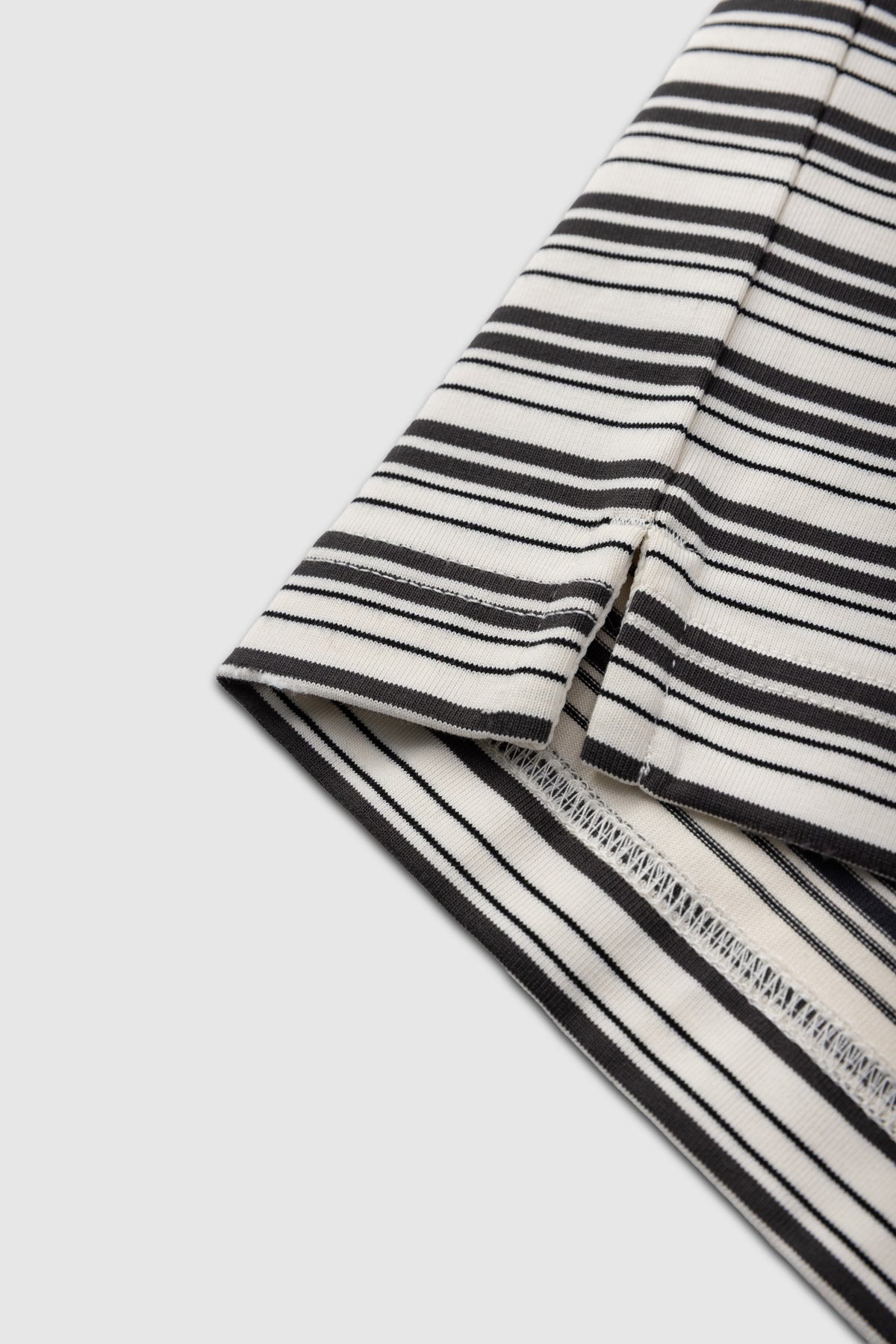 Striped Boxy Polo Shirt