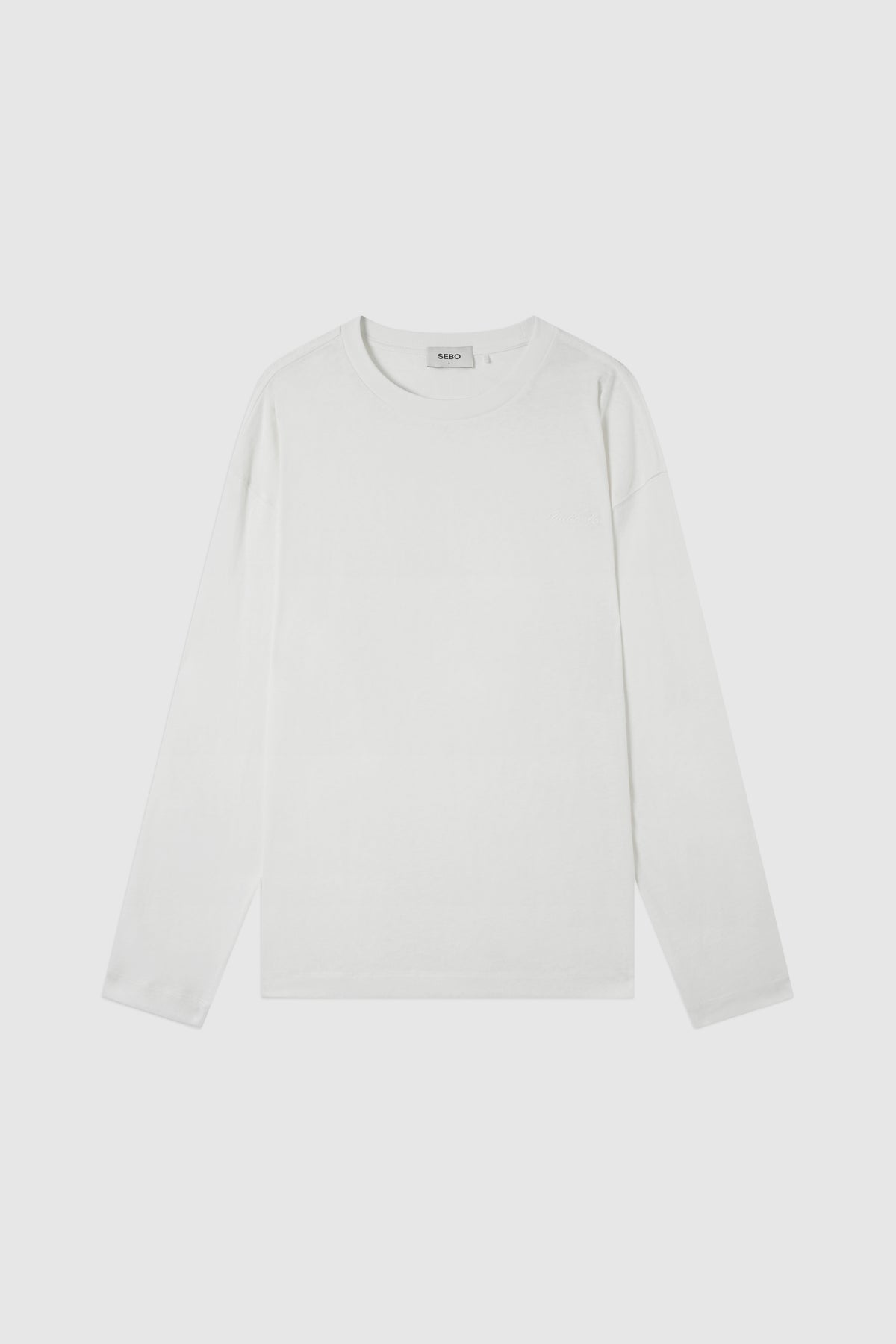 Linen-Blend Oversized Tee