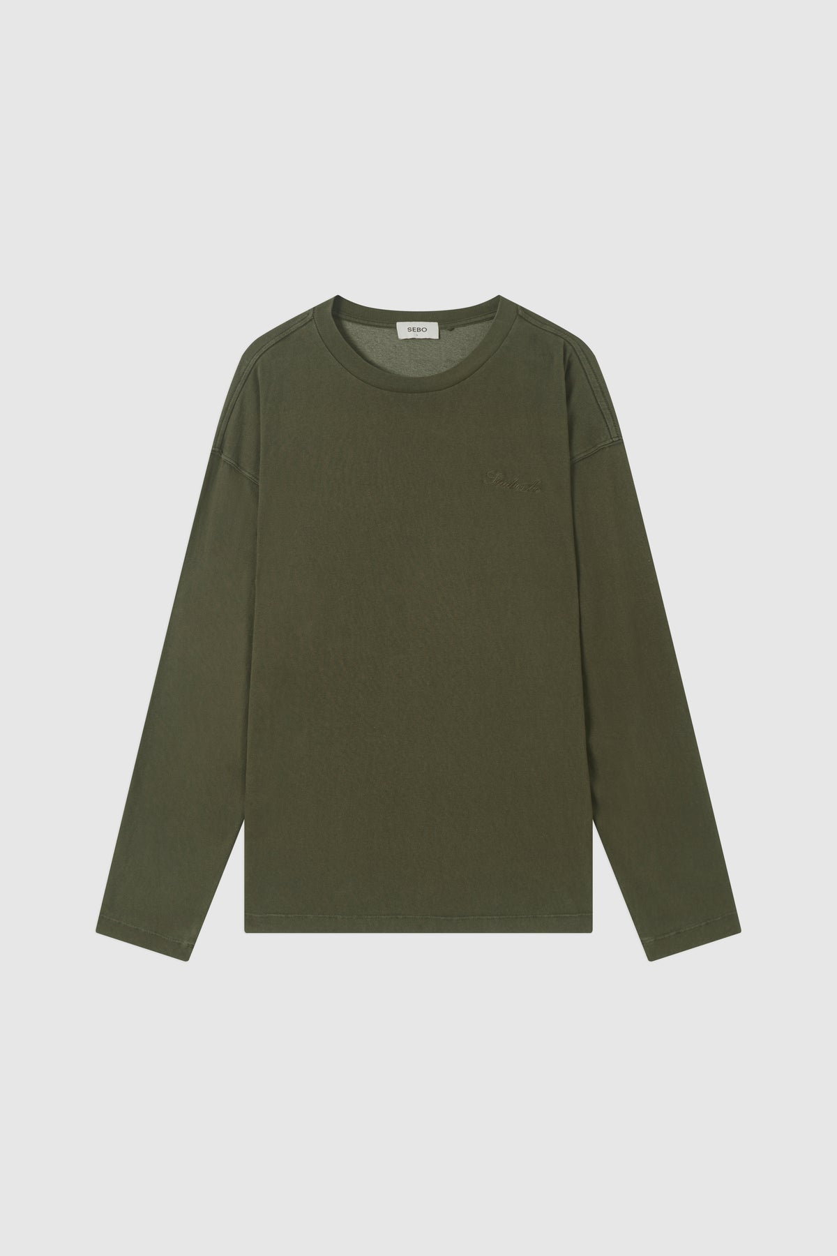 Linen-Blend Oversized Tee