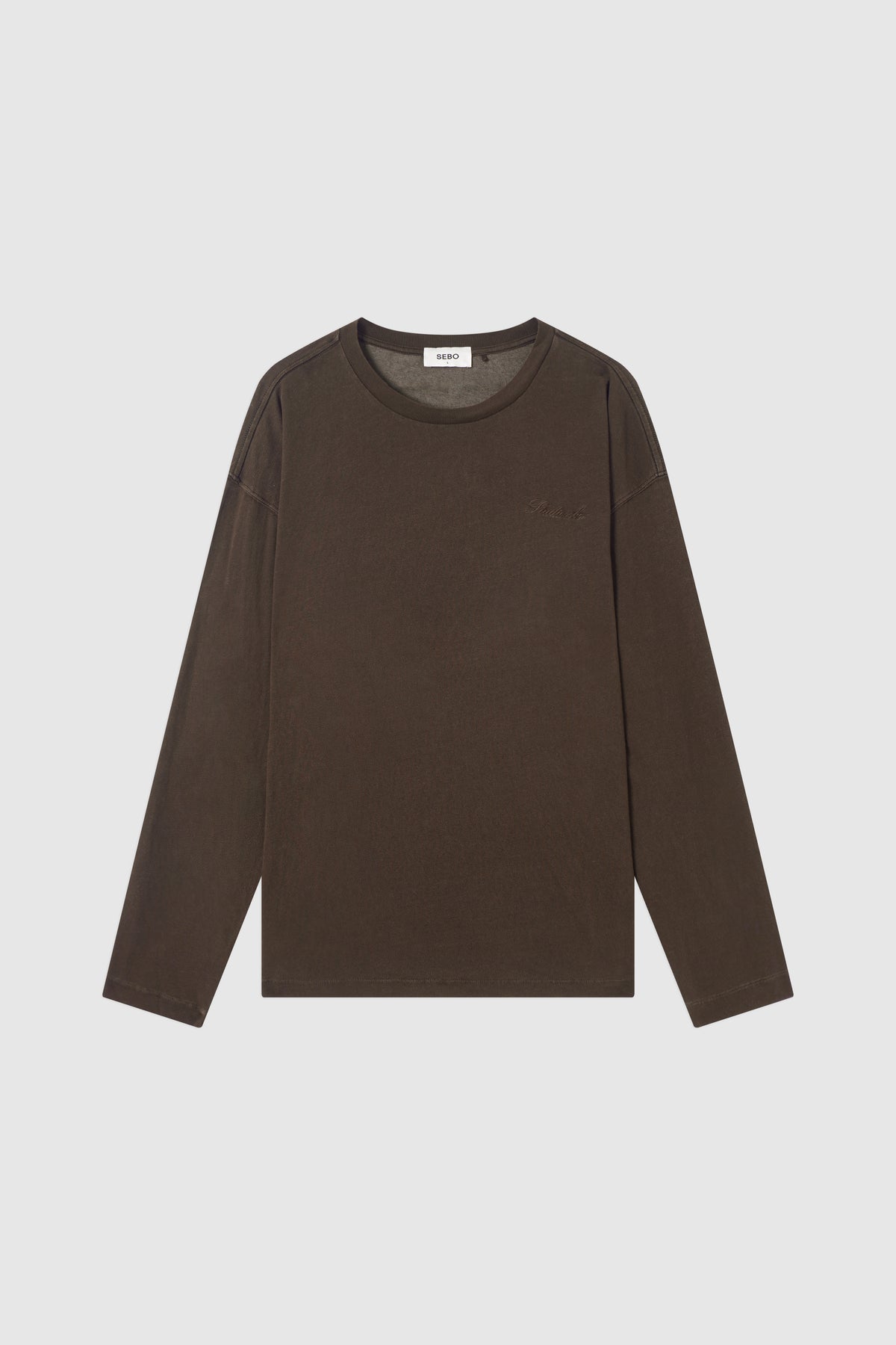 Linen-Blend Oversized Tee