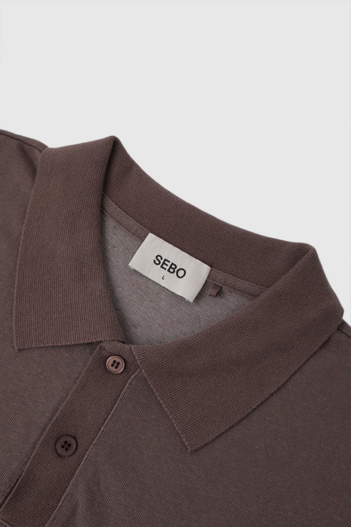 Linen-Blend Oversized Polo Shirt