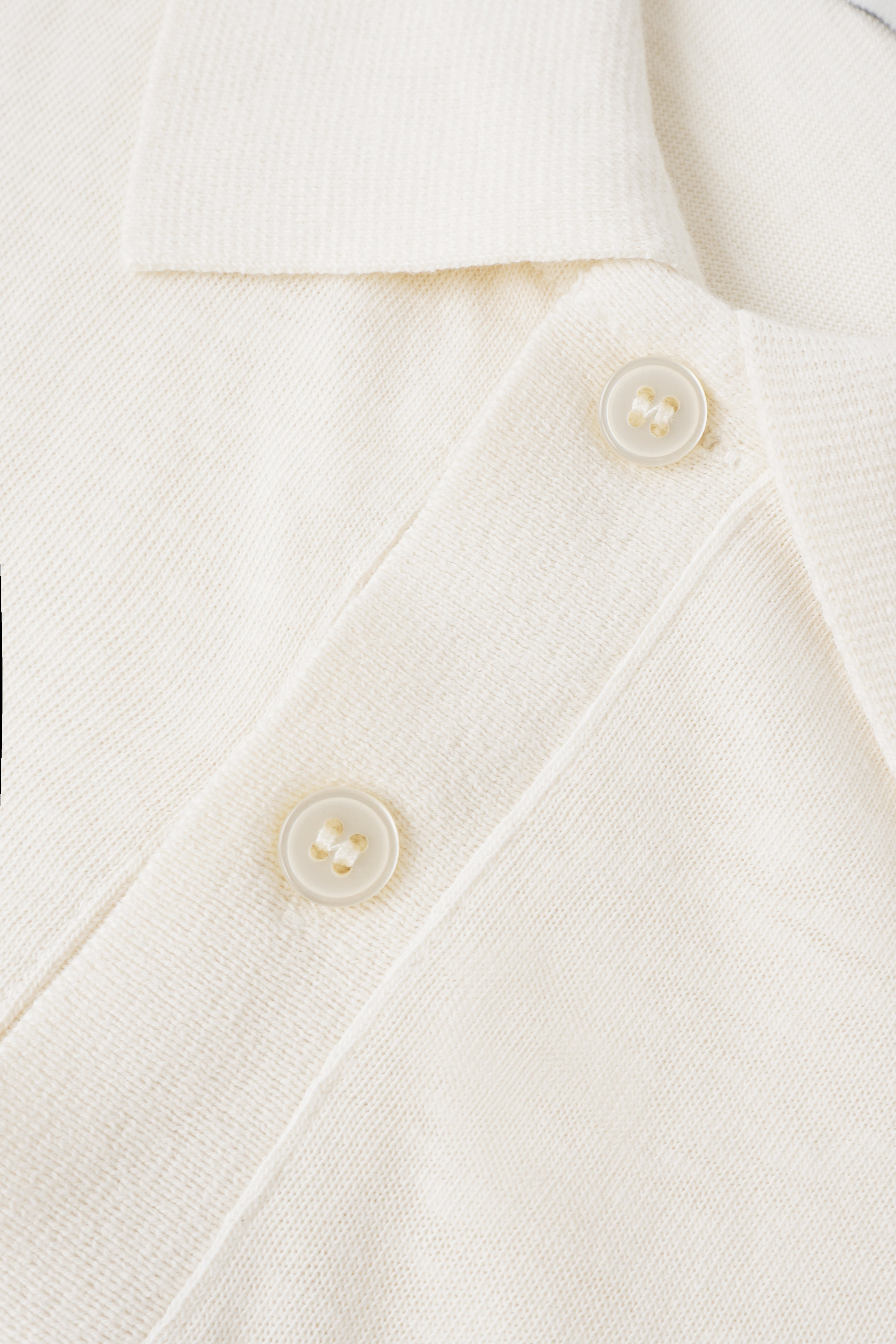 Linen-Blend Oversized Polo Shirt