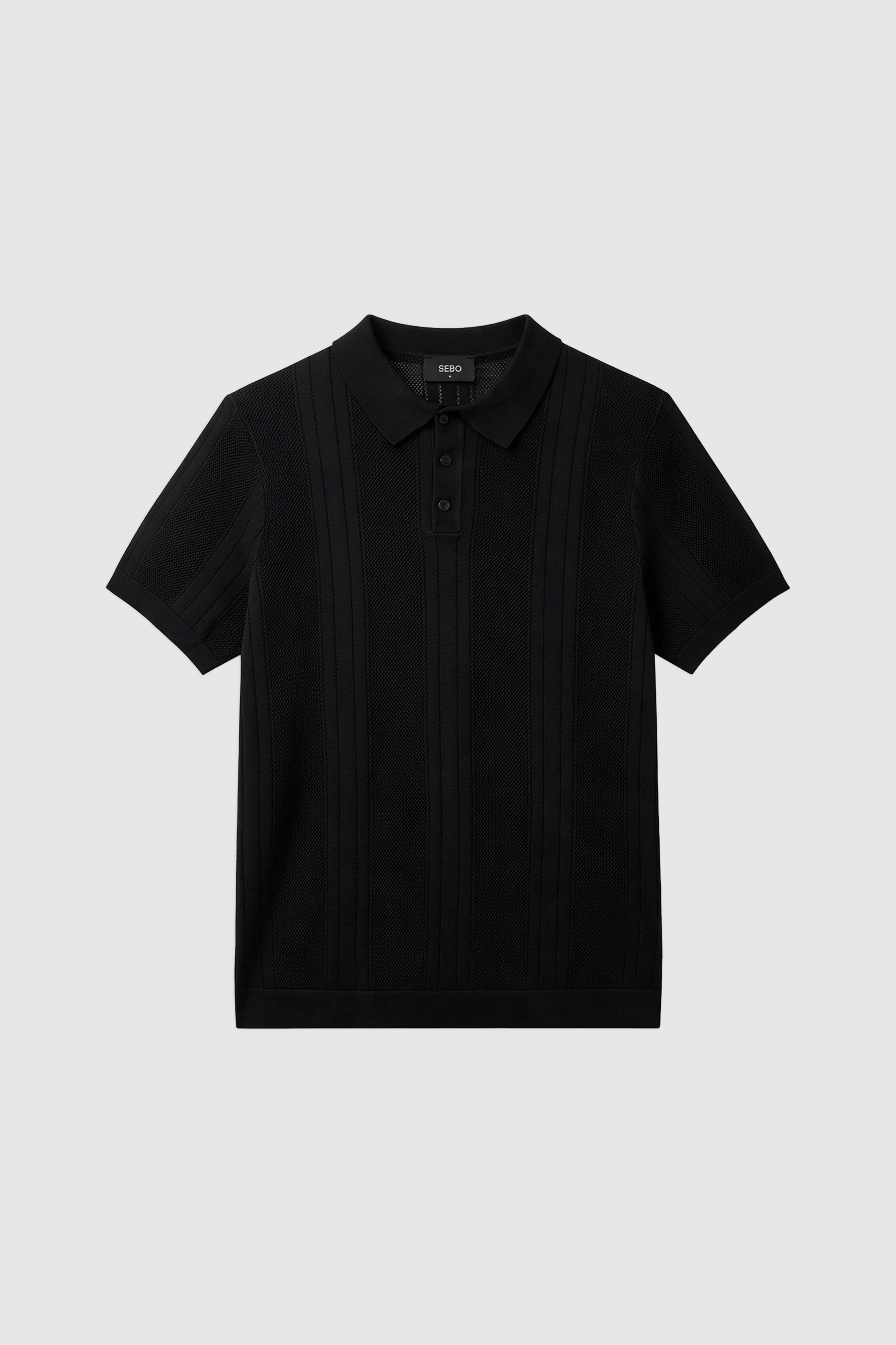 Slim Fit  Knitted Polo Shirt