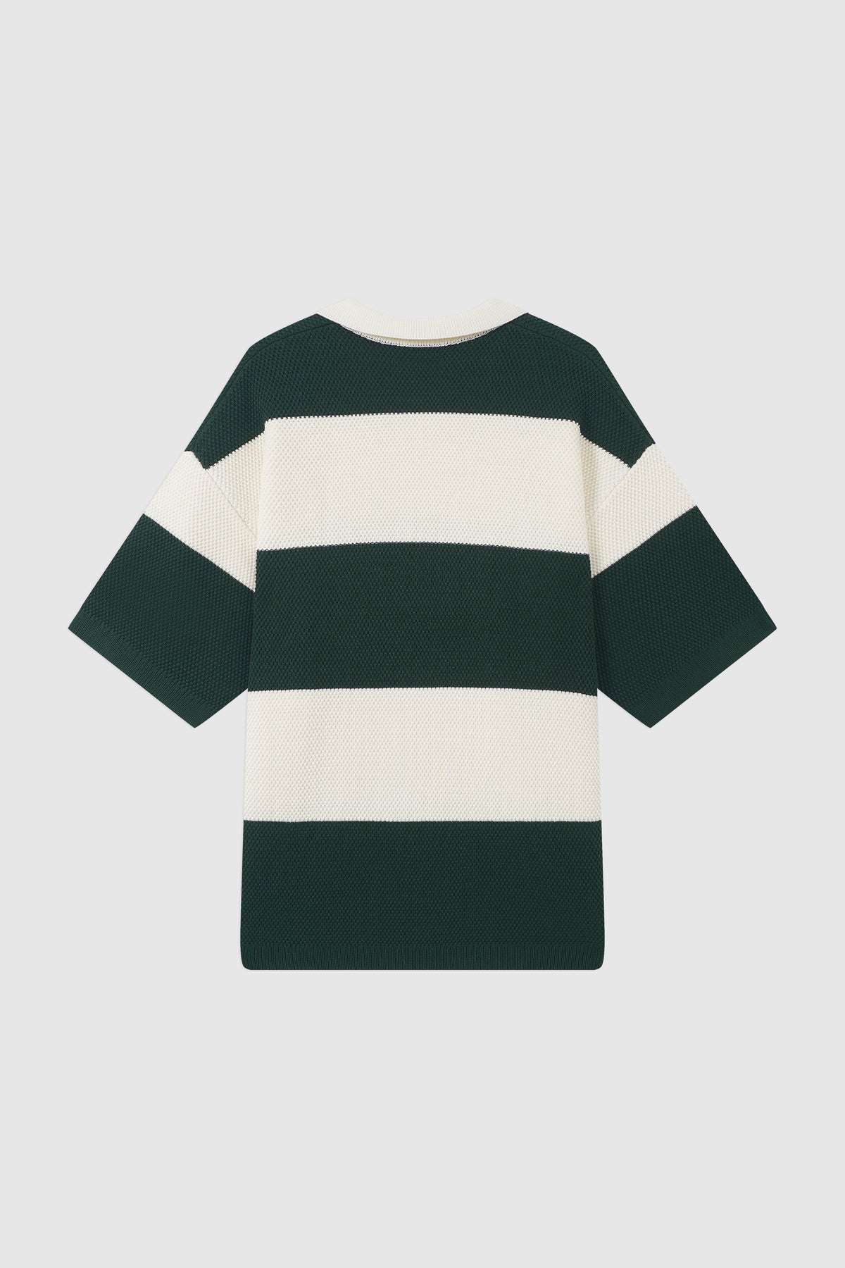 Boxy Oversized Knit Polo