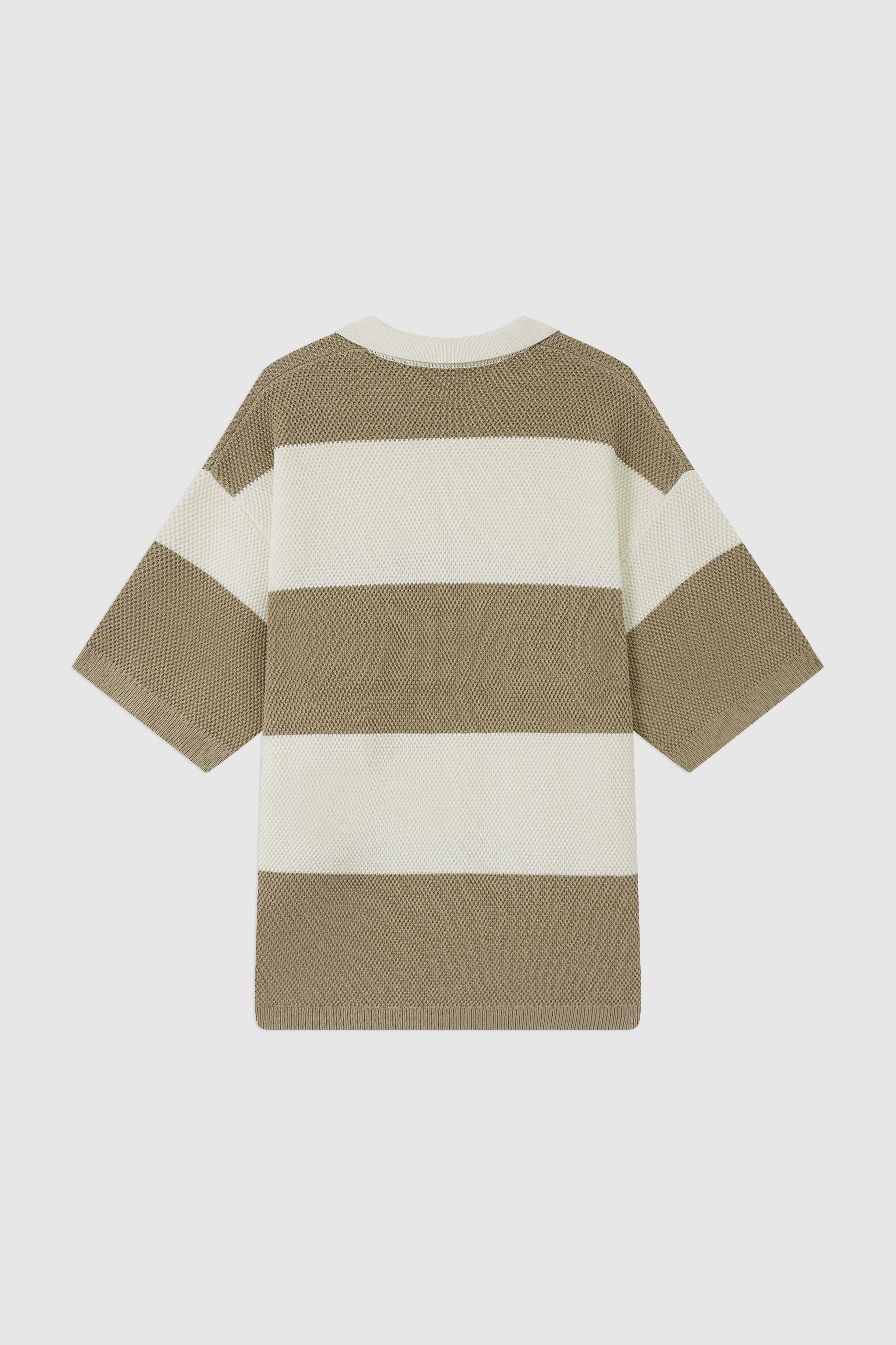 Boxy Oversized Knit Polo