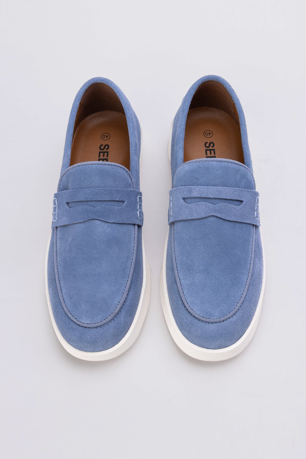 Suede Platform Loafers
