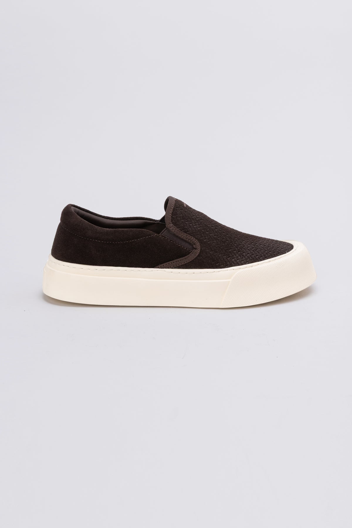 Chunky Suede Slip-On Sneakers