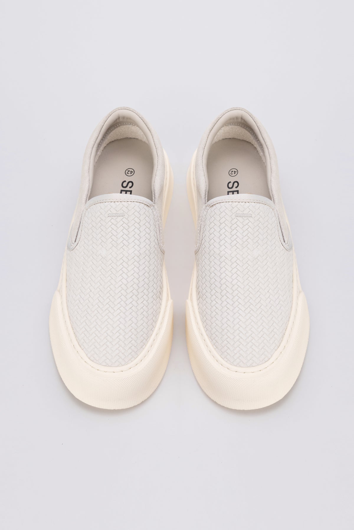 Chunky Suede Slip-On Sneakers