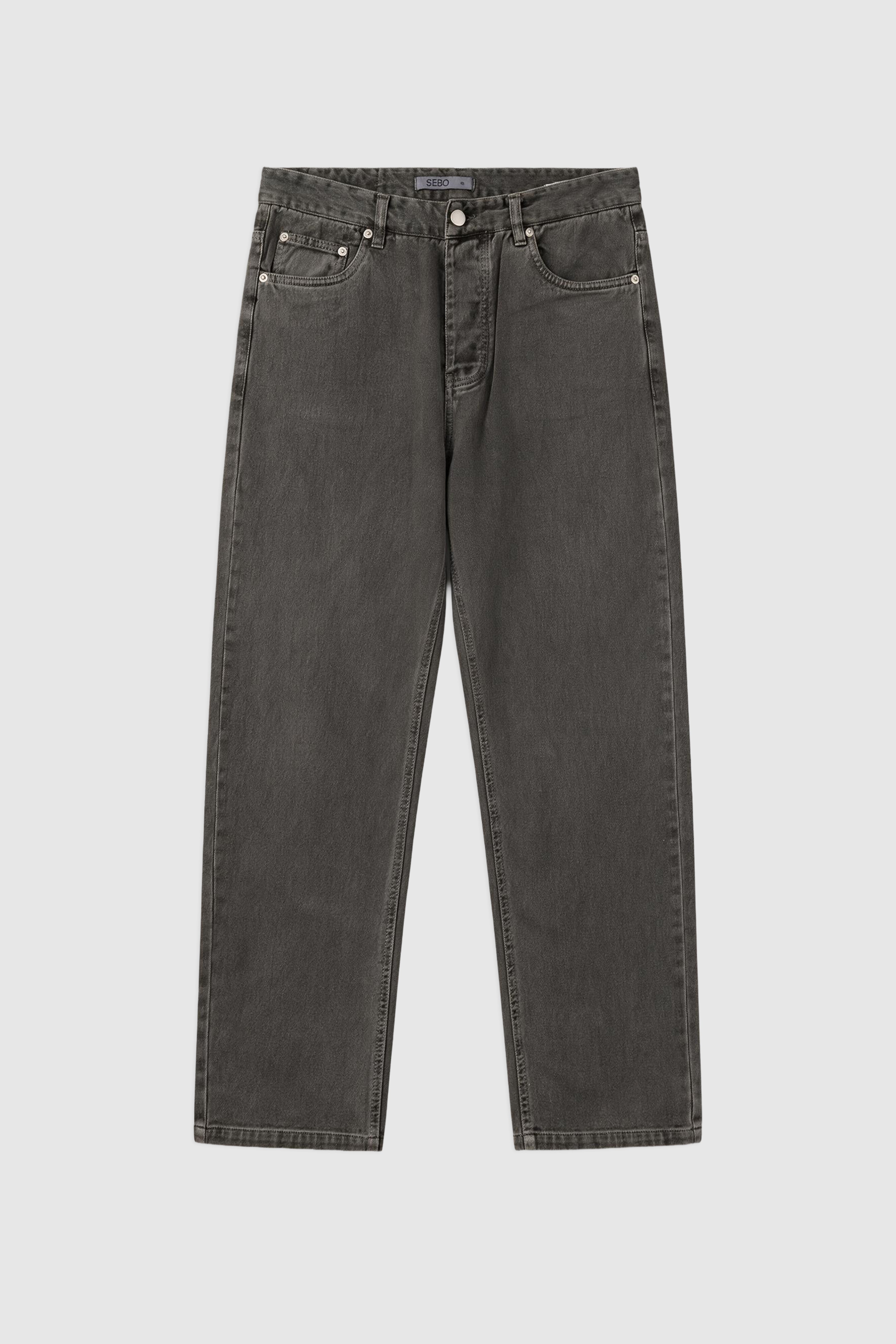 Straight Fit Cotton Pants