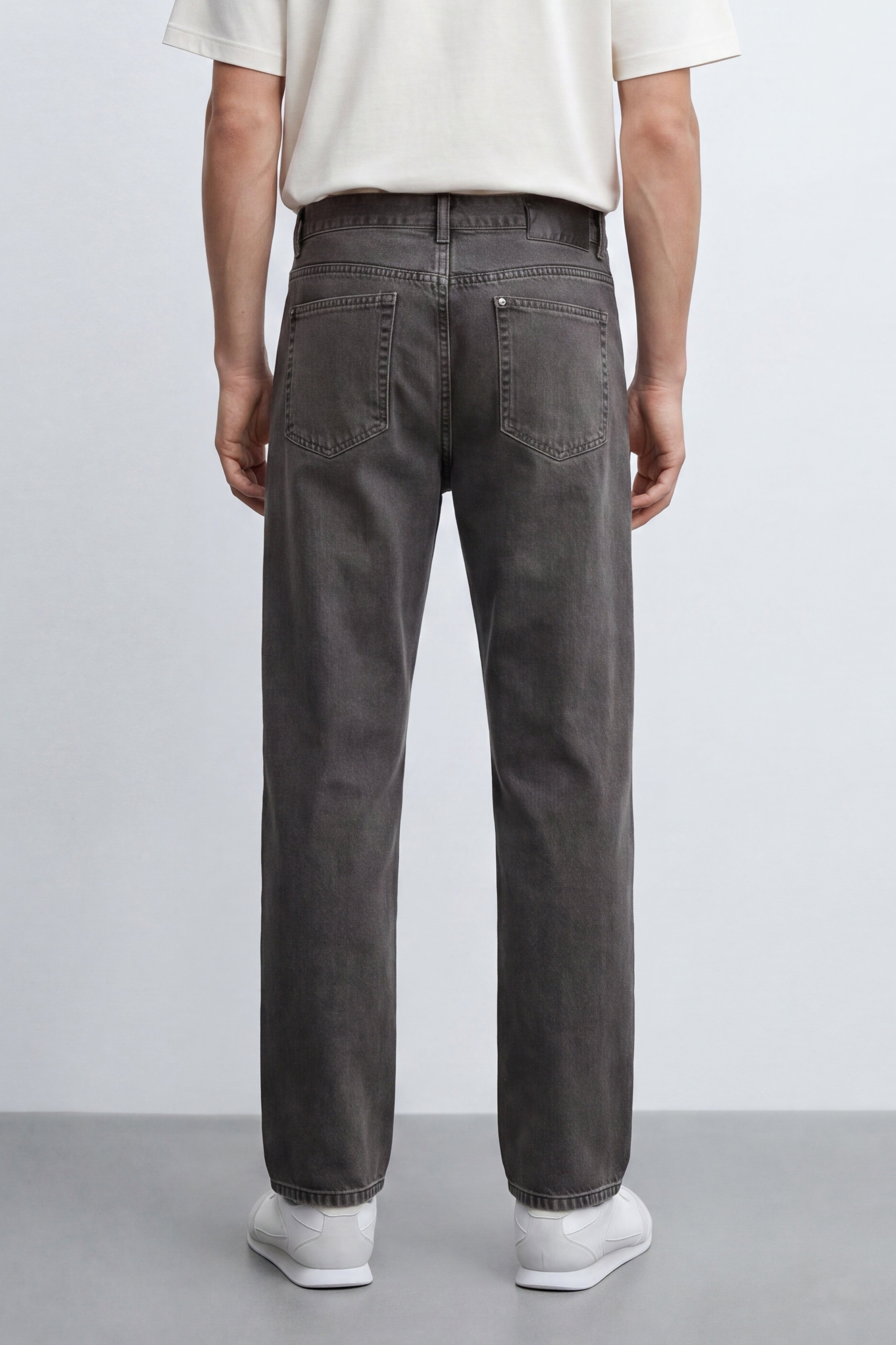 Straight Fit Cotton Pants