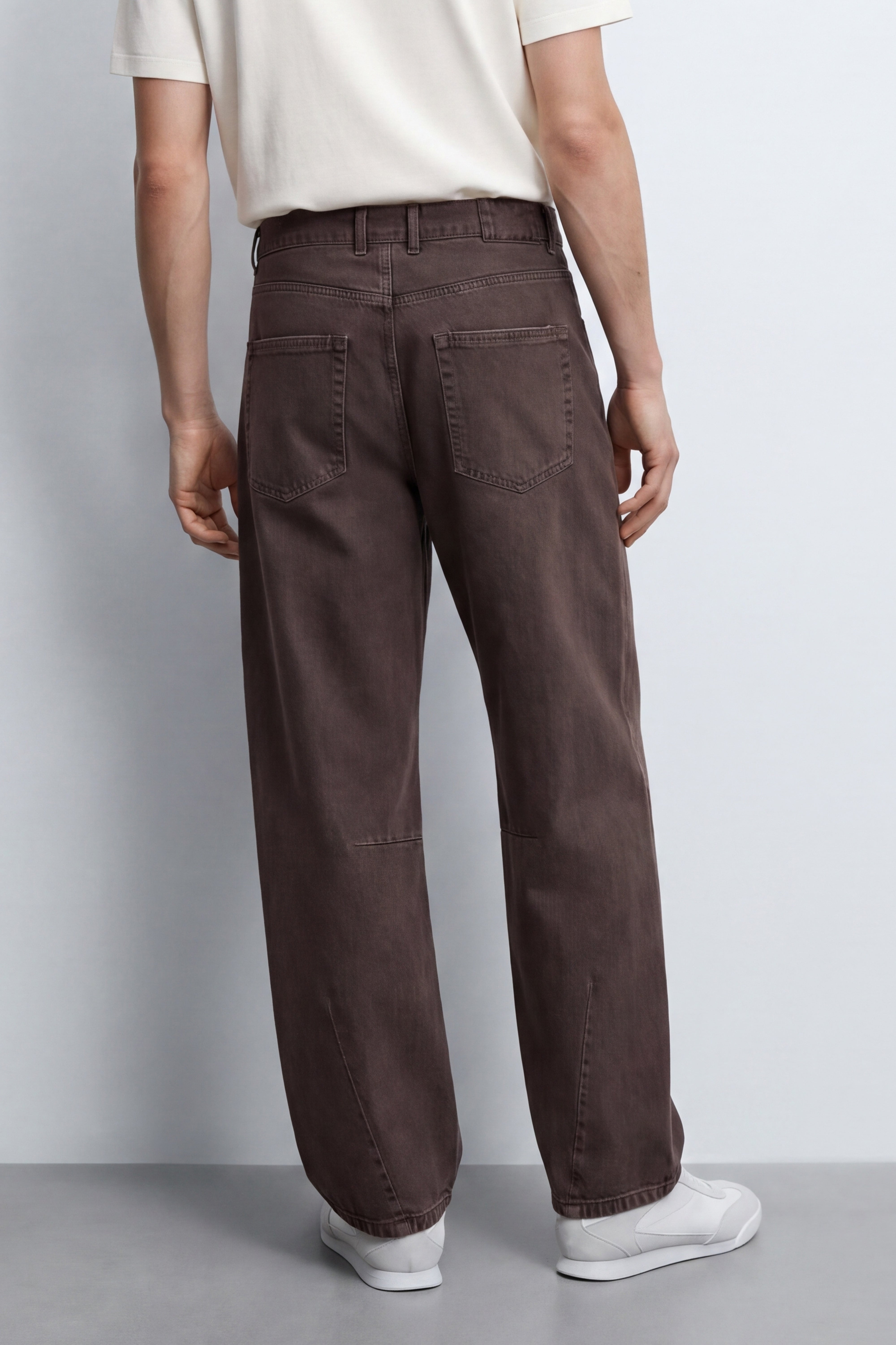Drill Baggy Fit Trousers