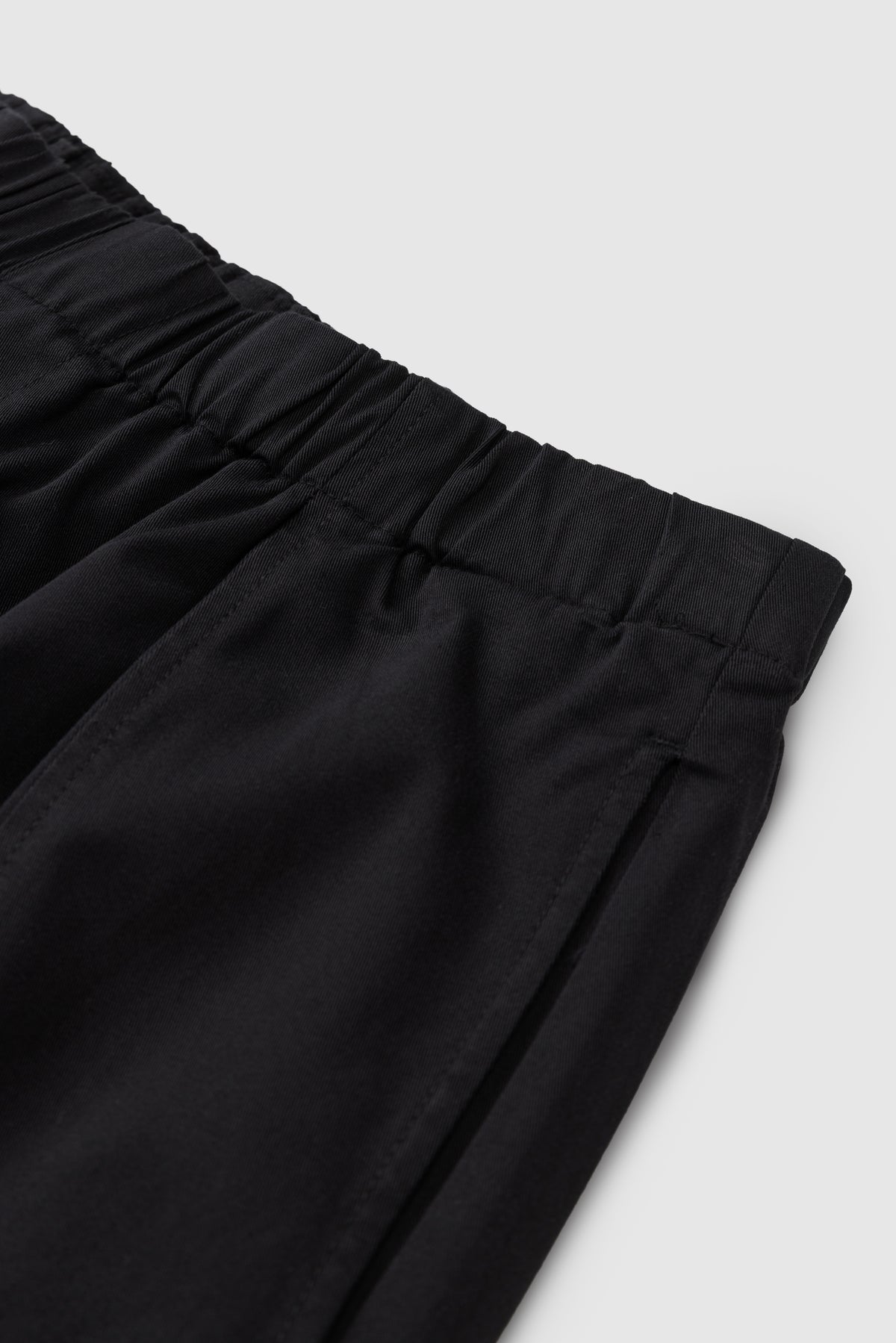 Loose Fit Black Trousers