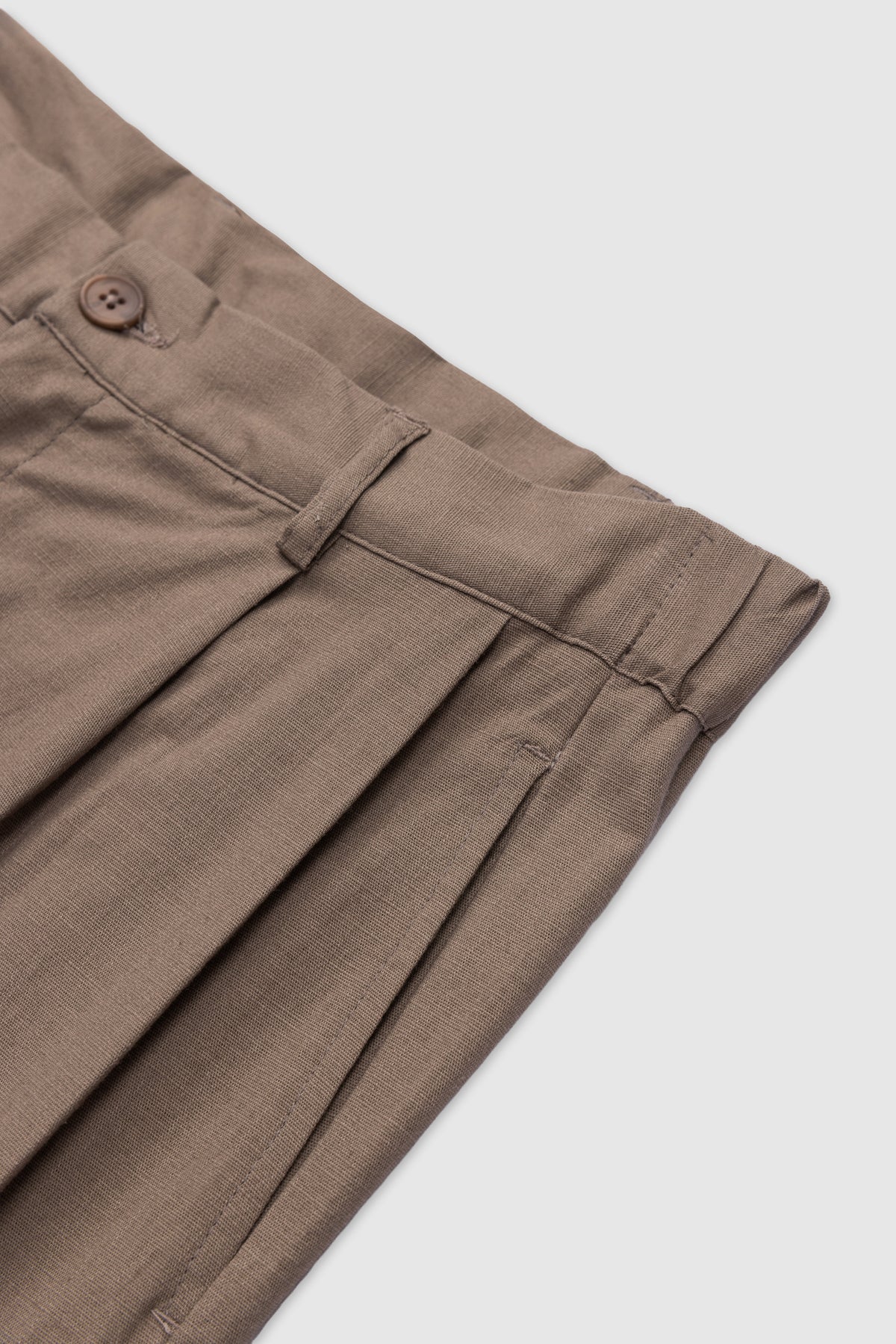 Relaxed Fit Linen-Blend Pants