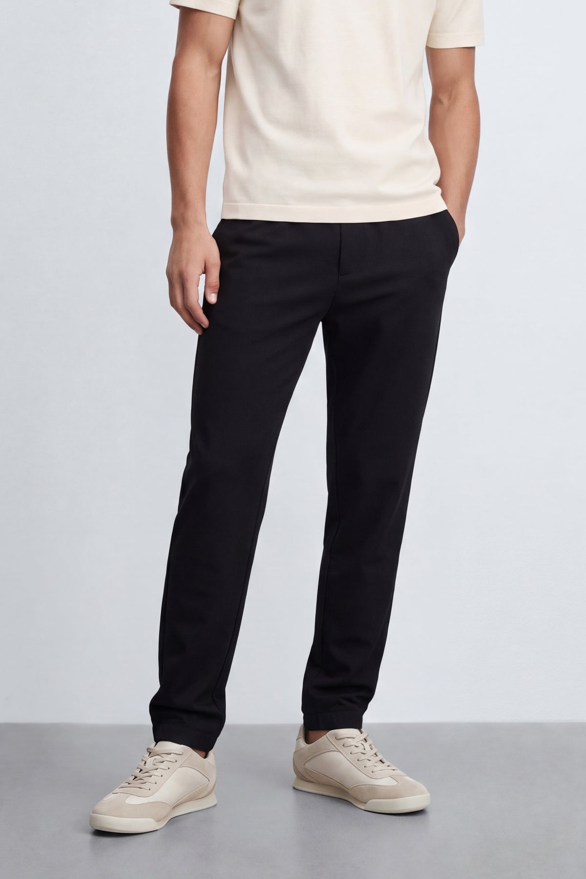 Technical Slim Fit Elastic Trousers